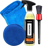 Kit Limpeza Couro Vonixx: Limpador Higicouro, Pincel, Luva e Mais! - imagem 1