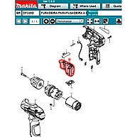 Interruptor para Parafusadeira DF330D Bivolt 650699-7 MAKITA - imagem 2