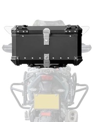 Baú Porta-Malas Moto 55L Alumínio Impermeável com Trava e Suporte Universal - imagem 2