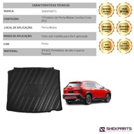 Protetor de Porta-Malas Adaptável Corolla Cross PCD 2021-2024: Bandeja em Relevo Premium - imagem 3