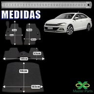 Tapete Borracha Virtus 2018-2024: Proteção Total Traseiro Inteiriço e Porta-malas - imagem 4