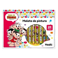 Maleta de Pintura Turma da Mônica: 24 Peças! - imagem 1