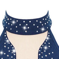 Vestido de Dança Lírica Yeahdor com Strass e Malha - imagem 1