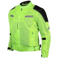 Vance Leather Jaqueta de motocicleta masculina de malha refletiva e têxtil para todas as estações com armadura CE e forro removível - imagem 2