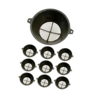 Filtro de tinta de malha industrial, filtro de funil, reutilizável para tintas automotivas, resíduos de alimentos, tintas para artesanato, 10 Peças 15x6.5cm - imagem 2