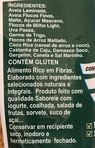 Granola Sabor Malte Brasil In Grãos 500g - imagem 2