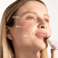 Ollie 3 em 1: Blush, Batom & FPS95 Rosa Malva - imagem 2