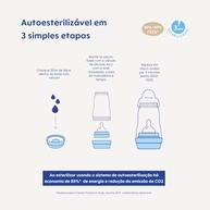 MAM Baby Easy Start 260ml - Mamadeira Anticólica com Bico Skinsoft Rosa - imagem 4