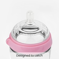 Comotomo Mamadeira Rosa 236ml - Design Natural Anticólica (2 Unidades) - imagem 4