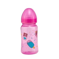 Mamadeira Super 270ml Decorada Color com Bico Redondo em Silicone - Rosa | Segura, Ergonômica e Atóxica - imagem 3