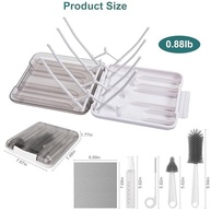 Kit de Limpeza de Mamadeira 7 em 1 com Escova Extensível e Dispensador de Sabão - imagem 3