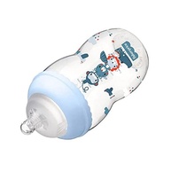 Mamadeira Fisher Price First Moments Marshmallow Azul 330ml - Bico Anticólico Confortável - imagem 4