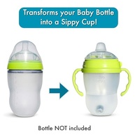 Kit Conversão Copo Sippy para Mamadeira Comotomo - Canudo Ponderado + Escova - imagem 4