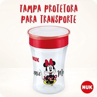 NUK Copo Antivazamento 360° Disney Magic Cup 230ml - Menina Vermelho | Transição Segura da Mamadeira - imagem 5