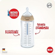 NUK Mamadeira com Controle de Temperatura 360ml - Azul - imagem 5