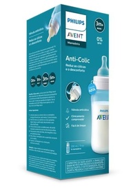 Mamadeira Anti-Cólica 3m+ Philips Avent SCY121/12 Azul 330ml - Alívio Confiável para Cólicas - imagem 3