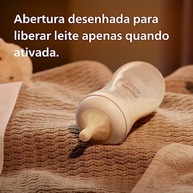 Mamadeira Philips Avent Pétala 3.0 260ml com Bico Médio - Conforto e Segurança para o Bebê - imagem 4