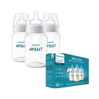 Kit Triplo Mamadeira Anti-Cólica 260ml 1m+ - Philips Avent SCY103/03 - imagem 2