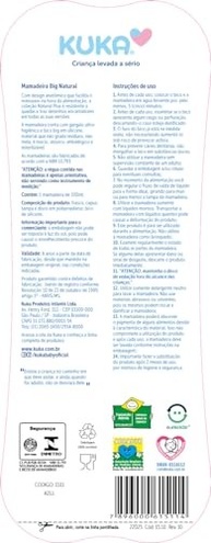 Kuka 1511 Mamadeira Natural Bico Big Universal 330ml Azul - Segura, Confiável e Livre de BPA - imagem 4