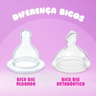 Bico Universal Redondo para Mamadeira em Silicone Seguro - Tamanho Grande (2 Unidades) - imagem 4