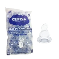 Cefisa bico mamadeira ortodôndico silicone 25un pacote - imagem 1