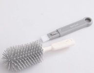 Kit Escovas de Silicone para Limpeza Profunda de Mamadeiras, Bicos e Canudos - Petit Piá - imagem 2