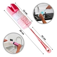 Kit 2 Escovas de Silicone e Nylon para Limpeza Profunda de Copos, Garrafas e Mamadeiras - imagem 4