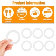 Anéis de Vedação Momcozy 500ml - 6 Peças de Silicone Premium para Aquecedor de Mamadeiras - imagem 5