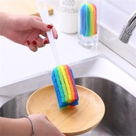 Escova de Limpeza Multiuso com Cabo Longo - Ideal para Mamadeiras, Copos e Utensílios - imagem 5