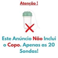 Refil 20 Sondas Suplementação Relactador Amamentação Mamatutti - Tubos Extensíveis Seguros e Descartáveis - imagem 4