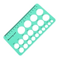 Régua de Medição de Mamilo Akozon com Fita Métrica 1,5m - Silicone Flexível para Flanges de Bomba Tira Leite - imagem 2