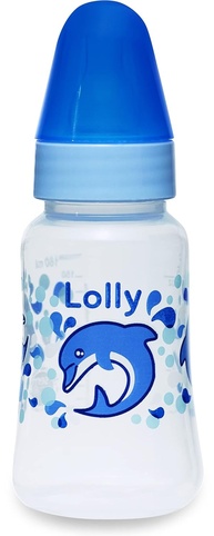 Lolly Mam Oceano 160ml - Mamilos de Silicone Azuis para Bebês - imagem 1