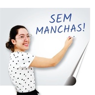 Adesivo Quadro Branco Lousa Laminado 2x1m - Sem Manchas, Resistente e Profissional - imagem 2
