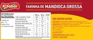 KiSabor Farinha De Mandioca Grossa Kisabor 500 Gramas - imagem 1