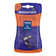 Abraçadeira Inox para Mangueira 5/8" - Resistência e Durabilidade em Cartela com 2 Unidades - imagem 3