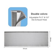 Capa de Mangueira para Ar Condicionado Portátil com Isolamento Térmico - Neoprene Reforçado com Fecho Velcro - imagem 3