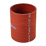 Mangueira Intercooler Volkswagen 8-140/7-100: 2,5" x 85mm Laranja - imagem 1