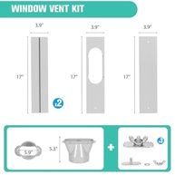 Kit de Ventilação para Ar Condicionado Portátil - Mangueira 15cm com Vedação Universal - imagem 3