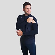Manguito Snugg UV50+ Longo Preto: Proteção Solar para Treino - imagem 1