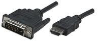 Cabo DVI para HDMI Manhattan 0.9m: Conexão Bidirecional 1080p HD para seus Dispositivos - imagem 1