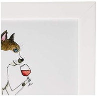 Quadro Decorativo Companhia Vinho - 32,5x23cm com Moldura em Laca Branca | Arte Maníacos - imagem 5