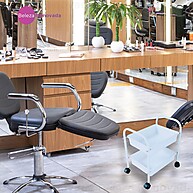 Carrinho Porta Esmalte com 2 Bandejas – Organização Prática para Manicure - imagem 2