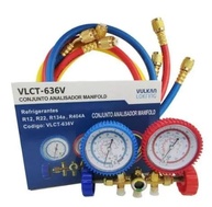 Manifold Ar Split Geladeira Gás R12 R22 R404 R134A - Kit Completo com 3 Mangueiras | Modelo VLCT-636V - imagem 5
