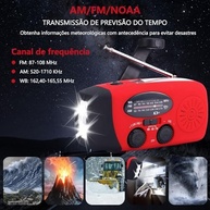 Rádio Solar com Manivela e Carregador de Emergência: Energia e Informação em Suas Mãos! - imagem 4
