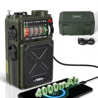Rádio de Emergência Emgykit R11: Manivela, Solar, Bluetooth e NOAA para Sua Segurança - imagem 2
