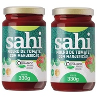 Kit 2 Molho De Tomate E Manjericão Orgânico 330g Sem Conservantes - imagem 1