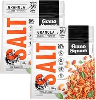 Kit 2X: Granola Salt Tomate com Manjericão Sem Glúten GranoSquare 200g - imagem 1