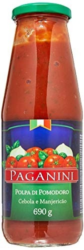 Polpa Tomate Paganini Manjericão 690g - imagem 1