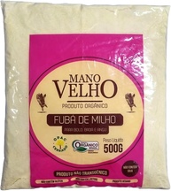 Kit 6X: Fubá de Milho Orgânico Mano Velho 500g - imagem 1