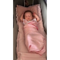Manta Bebê Rosa Bolinhas: Conforto e Maciez! - imagem 1